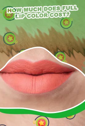 Permanent lip color cost